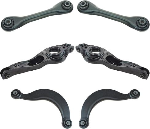 TRQ Rear Control Arm Set Compatible with 2004-2013 Mazda 3 MA5512100 NI4513100 in Saudi Arabia