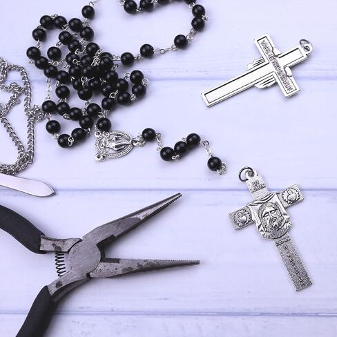 Needzo - The Face of Christ Crucifix, Blessed Be the Name of the Lord, Catholic Cross Pendant for Jewelry, 2 Inches (Pack of 2) in Saudi Arabia