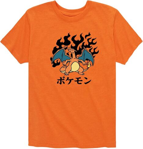 HYBRID APPAREL - Pokémon - Charizard Flash Fire - تي شيرت برسومات قصيرة الأكمام للأطفال والشباب in Saudi Arabia
