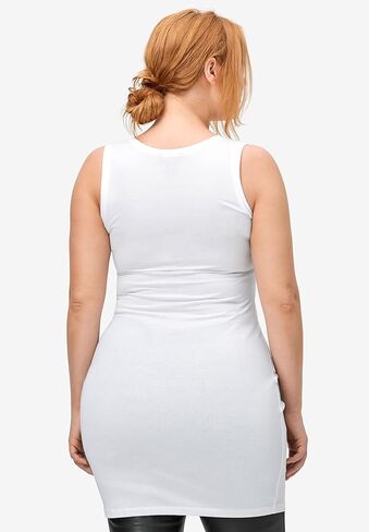ellos Plus Size Long Sleeveless Tank in Saudi Arabia