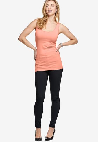 ellos Plus Size Long Sleeveless Tank in Saudi Arabia