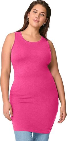 ellos Plus Size Long Sleeveless Tank in Saudi Arabia