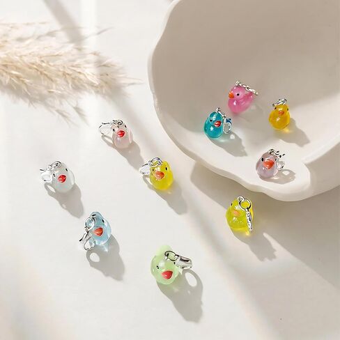 10 قطع من LYHHALO تتوهج في الظلام، سحابات بطة مزخرفة، سحّابات ومحافظ، حقائب ظهر، سترات، إكسسوارات حقائب لطيفة، هدايا للنساء، عيد الأم، حشوات تخزين عيد الميلاد in Kuwait