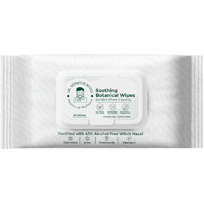 Dr. Seymour Butts Hemorrhoid Care Wipes – 45% Witch Hazel, Aloe Vera, Vitamin E & Calendula | Alcohol-Free Soothing Cleansing Wipes for Gentle Comfort and Hygiene – 45 Count in Saudi Arabia