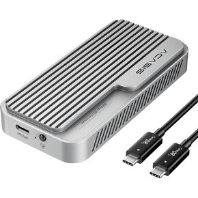 ACASIS 80Gbps M.2 NVMe SSD Enclosure, with Cooling Fan, Compatible with Thunderbolt5/USB4 V2.0, Back Compatible with Thunderbolt4/3/USB4 V1.0, USB3.2/3.1/3.0 (Dark Gray) in Kuwait