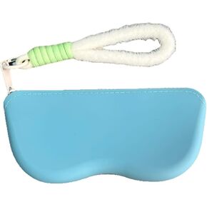 K Luxury Sunglasses Cases with Strap Stotage Bag Leather Reading Eyeglass Case Portable Case Soft Pouch for Women in Kuwait