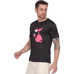 Men's Premium Printed T-Shirt - 100% Cotton, Round Neck, Comfortable in Saudi Arabia