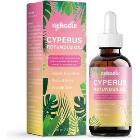 زيت نبات السرس روتوندوس العطري الطبيعي النقي 100%، 2 أونصة سائلة للعناية بالبشرة وإدارة الشعر، يدعم تقليل نمو الشعر غير المرغوب فيه (01) in Kuwait