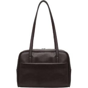 Women Zippers Satchel Bag Korean Styles Shoulder Bag Top Handle Bag PU Leather Armpit Bag Handbag Underarm Bag in Saudi Arabia