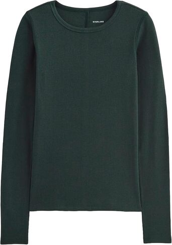 طاقم Everlane النسائي ذو الأكمام الطويلة من Everlane the Luxe Rib in Kuwait