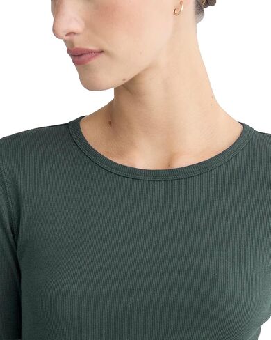طاقم Everlane النسائي ذو الأكمام الطويلة من Everlane the Luxe Rib in Kuwait