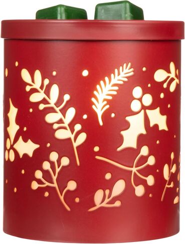 Scentsationals Christmas Wax Melt Warmer, for Scented Wax Melts - Holiday Collection Holiday Plants - Festive Fragrance Warmer for Cubes and Tarts in Saudi Arabia