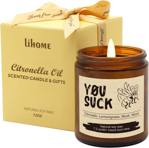 هدايا عيد الأم من Lihome للجدة، وعيد الأم المضحك، وعيد الميلاد، وعيد الأب، وعيد الشكر، وهدايا عيد الميلاد، وشموع جوز الهند والفانيليا in Kuwait