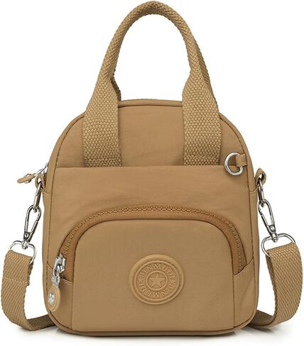 Mosthello Women's Shoulder Bag, Multi-compartment Tote, Nylon Crossbody Bag, Casual Commuter Bag in Saudi Arabia