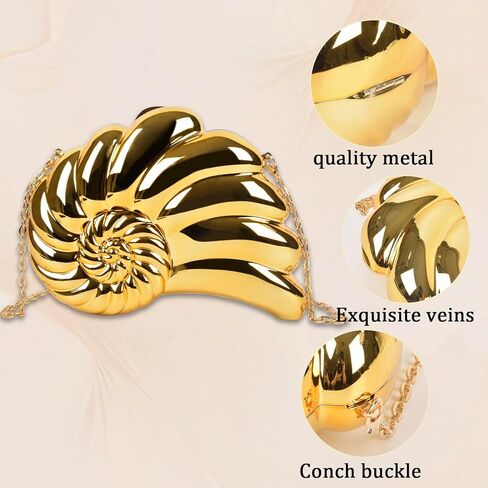 QZUnique Gold Silver Purse Clutch for Women - Acrylic Evening Bag with Detachable Chain, Formal Wedding Party Dressy Handbag in Saudi Arabia
