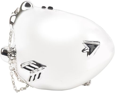 QZUnique Gold Silver Purse Clutch for Women - Acrylic Evening Bag with Detachable Chain, Formal Wedding Party Dressy Handbag in Saudi Arabia