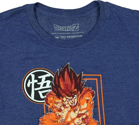 Dragon Ball Z Shirt Boys' Goku Sketch Graphic Print Crewneck T-Shirt in Saudi Arabia