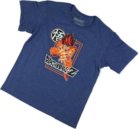 Dragon Ball Z Shirt Boys' Goku Sketch Graphic Print Crewneck T-Shirt in Saudi Arabia