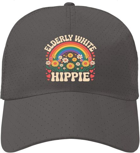 Elderly White Hippie hat Cool caps for Grandma in Saudi Arabia