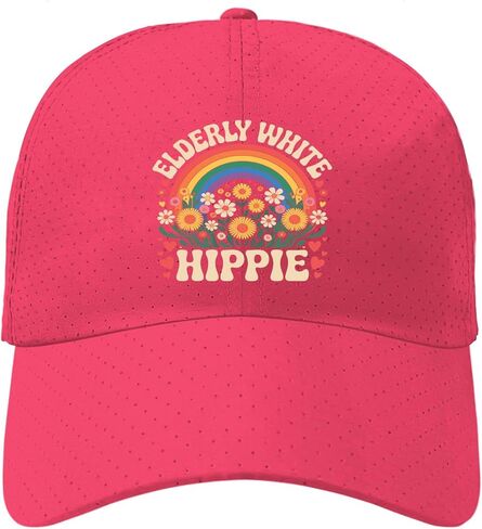 Elderly White Hippie hat Cool caps for Grandma in Saudi Arabia