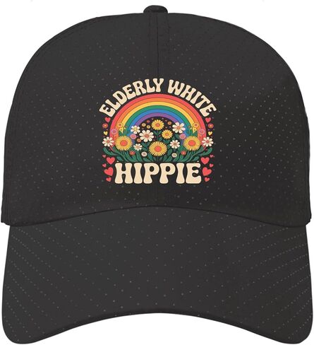 Elderly White Hippie hat Cool caps for Grandma in Saudi Arabia