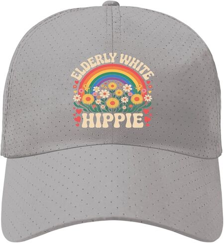 Elderly White Hippie hat Cool caps for Grandma in Saudi Arabia