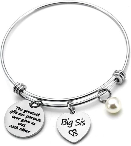 Sister Gifts The Greatest Gift Our Parents Ever Gave Us Was Each Other Bangle Bracelet Sister Jewelry in Saudi Arabia