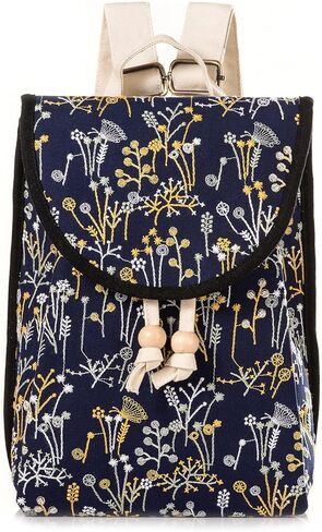 Goodhan Floral Embroidered Backpack Purse for Women Small Travel Handbag Shoulder Bag in Saudi Arabia