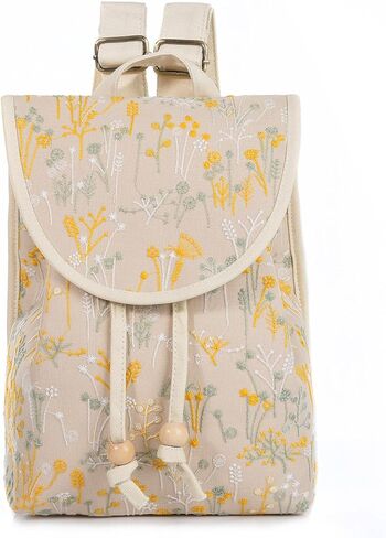 Goodhan Floral Embroidered Backpack Purse for Women Small Travel Handbag Shoulder Bag in Saudi Arabia
