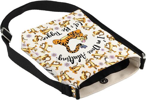 CMNIM Cartoon Tigger Crossbody Bag Cartoon Movie Fan Gift Tigger Lover Gift I'm Done Adulting Let's Be Tigger Crossbody Purse in Saudi Arabia