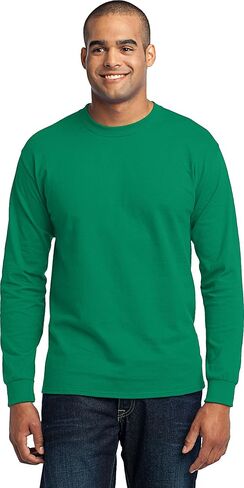 Port & Company Men's Long Sleeve 50/50 Cotton/Poly T Shirt in Saudi Arabia