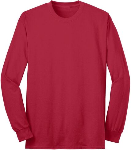 Port & Company Men's Long Sleeve 50/50 Cotton/Poly T Shirt in Saudi Arabia