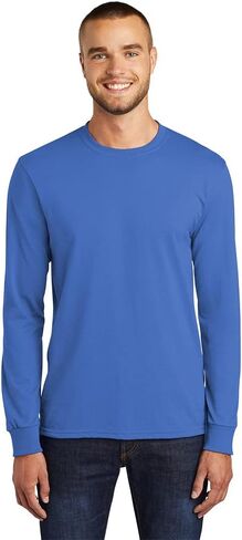 Port & Company Men's Long Sleeve 50/50 Cotton/Poly T Shirt in Saudi Arabia