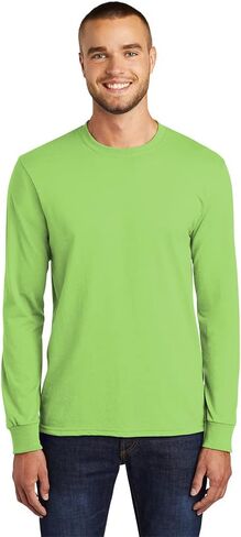 Port & Company Men's Long Sleeve 50/50 Cotton/Poly T Shirt in Saudi Arabia