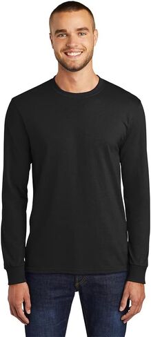Port & Company Men's Long Sleeve 50/50 Cotton/Poly T Shirt in Saudi Arabia