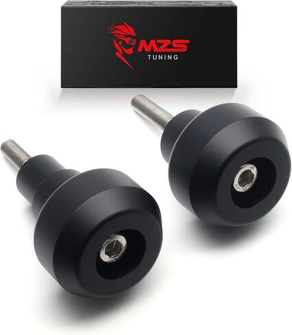 MZS Motorcycle Frame Sliders, Falling Crash Protector Guards No Cut Kits Black Compatible with ZX10R ZX-10R 2016-2023 in Kuwait