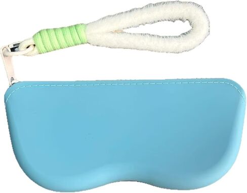 K Luxury Sunglasses Cases with Strap Stotage Bag Leather Reading Eyeglass Case Portable Case Soft Pouch for Women in Kuwait