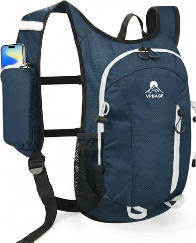 Foldable Small Hiking Backpack with 3 Strap Pockets – Lightweight 300D Spill-proof Daypack for Men Women – Packable Small Travel Backpack with Chest Strap & Trekking Pole Holder – Durable Outdoor Bag in Kuwait
