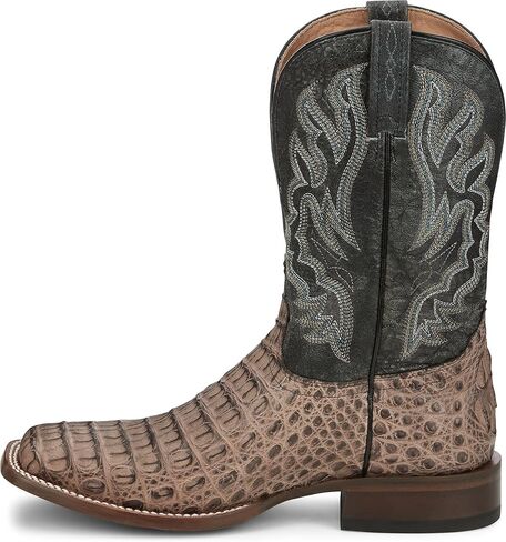 Tony Lama Men's Exotic Caiman Marfa Western Boot Broad Square Toe - Tl5258 in Saudi Arabia
