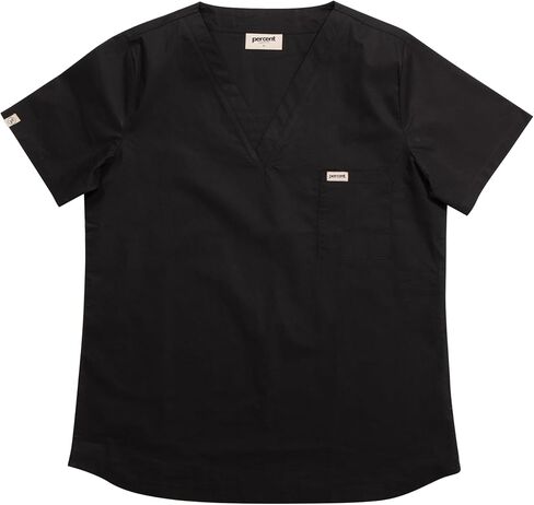 بالمائة ملابس علوية من القطن العضوي، رقبة على شكل حرف V، للجنسين، XS-XXL in Saudi Arabia