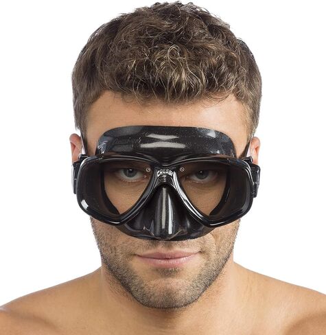 Adult Small Inner Volume Silicone Mask for Scuba, Snorkeling - Perla: Made in Italy by Cressi in Saudi Arabia