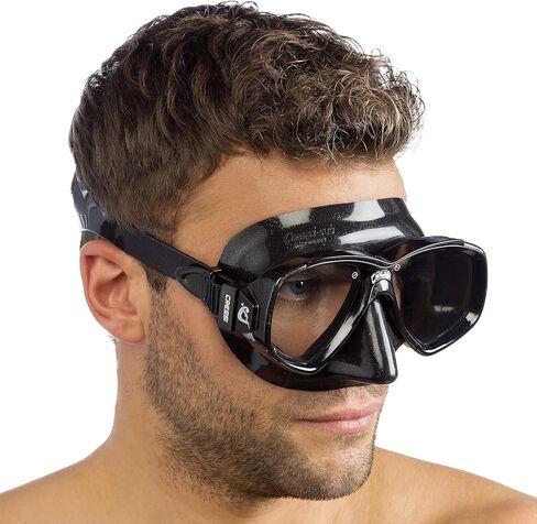 Adult Small Inner Volume Silicone Mask for Scuba, Snorkeling - Perla: Made in Italy by Cressi in Saudi Arabia