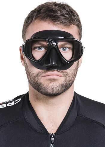 Adult Small Inner Volume Silicone Mask for Scuba, Snorkeling - Perla: Made in Italy by Cressi in Saudi Arabia