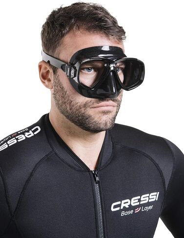 Adult Small Inner Volume Silicone Mask for Scuba, Snorkeling - Perla: Made in Italy by Cressi in Saudi Arabia