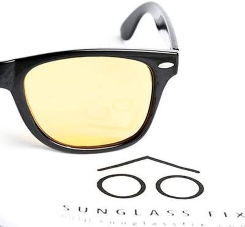 عدسات النظارات الشمسية البديلة المتوافقة مع Oakley Sylas OO9448F (مقاس آسيوي) 58 مم (زوج مطلي بطبقة صفراء غير مستقطبة بحافة SFx) in Saudi Arabia