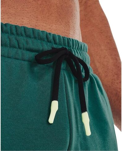 Under Armour Men's Project Rock Heavyweight Terry Shorts 1377439 (as1, Alpha, l, Regular, Regular, Coastal Teal/Ivory - 722) in Saudi Arabia