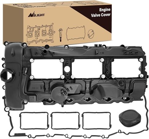 Nilight Engine Valve Cover Set for Chevy Cruze 2010 2011 2012 2013 2014 2015 2016, Sonic 2012-2018, Trax 2013-2017 2018 2019 2020, Astra 2008 2009, Aveo Aveo5 2009 2010 2011 (Bolts Included) in Kuwait