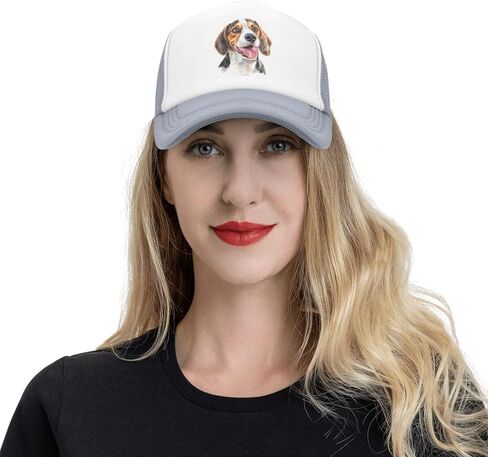 YNHXYFT Beagle Mesh Baseball Cap, Aesthetic Dog Adjustable Trucker Hat Snapback Hunting Hat for Men Women in Saudi Arabia