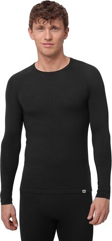 DANISH ENDURANCE Merino Thermal Underwear Mens, Long Sleeve Mens Thermals, Thermal Top for Men, Long Sleeve, Merino Wool Base Layer Men, with or Without a Zipper Large Dark Green 1-Pack in Saudi Arabia