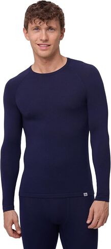 DANISH ENDURANCE Merino Thermal Underwear Mens, Long Sleeve Mens Thermals, Thermal Top for Men, Long Sleeve, Merino Wool Base Layer Men, with or Without a Zipper Large Dark Green 1-Pack in Saudi Arabia